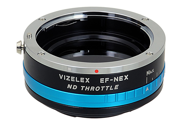 FotoDiox Vizelex ND Throttle - adapter z wbudowanym filtrem szarym
